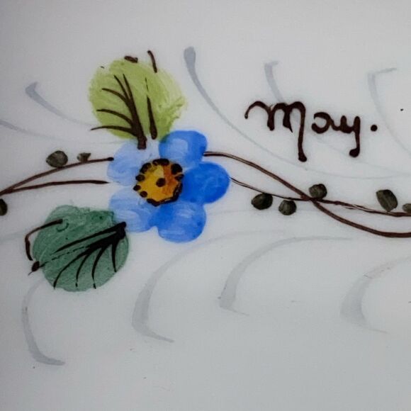 Vintage Tirschenreuth 1838 Germany Gold Trim Hand Painted Porcelain Dish & Plate - Picture 13 of 13